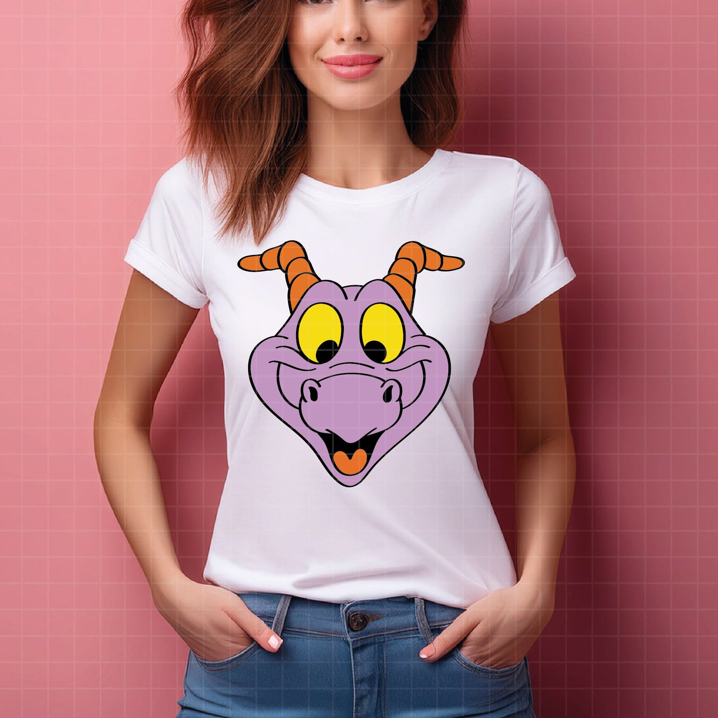 COD2958 - Figment Epcot Png - Svg, Figment Png, Retro Figment Png, Figment The Dragon, Epcot Figment Png, Figment One Little Spark, Purple Dragon Png