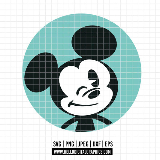 COD2964 - Mickey sketch svg, Mickey outline Svg, Disney svg, Magical svg, Mickey face svg