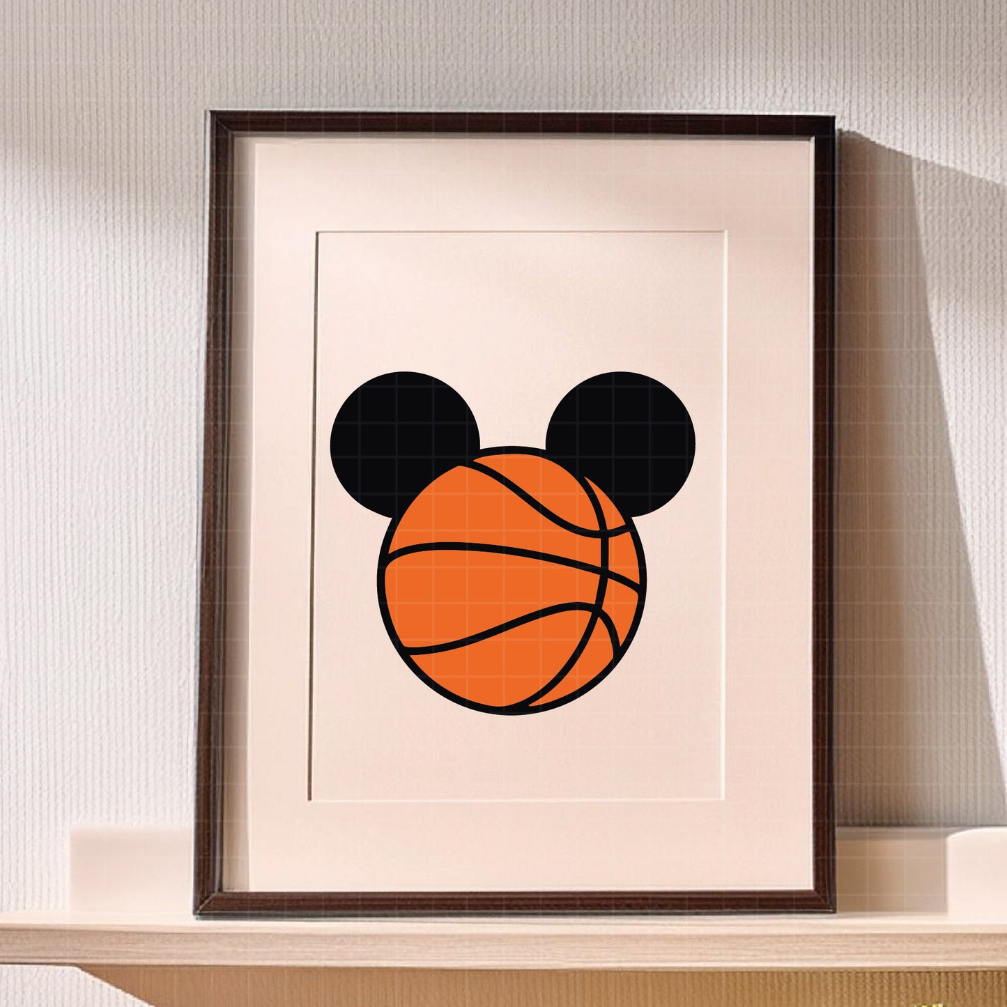 COD2968- Mickey Mouse Basquet Head Svg, Mickey svg, Disney svg