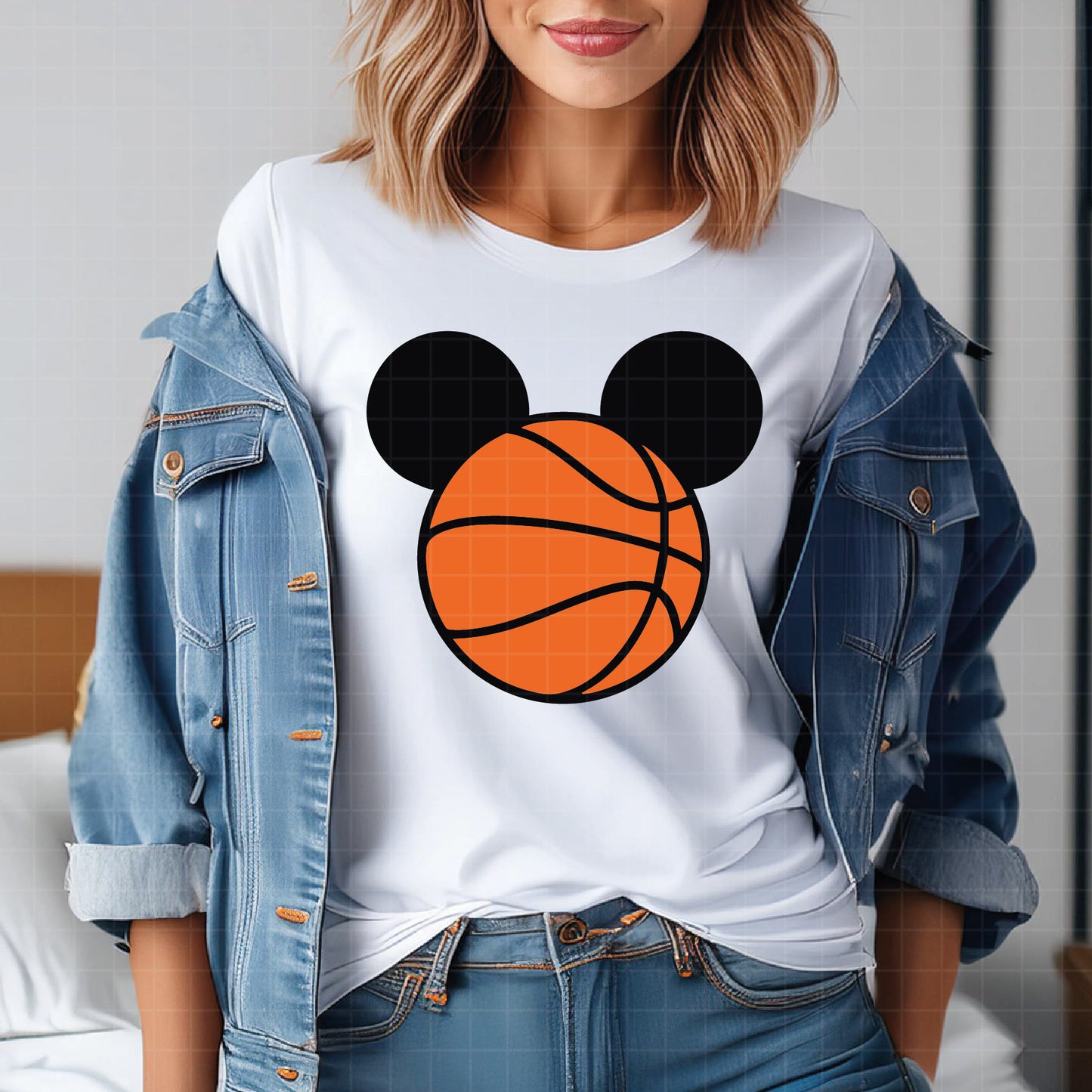 COD2968- Mickey Mouse Basquet Head Svg, Mickey svg, Disney svg