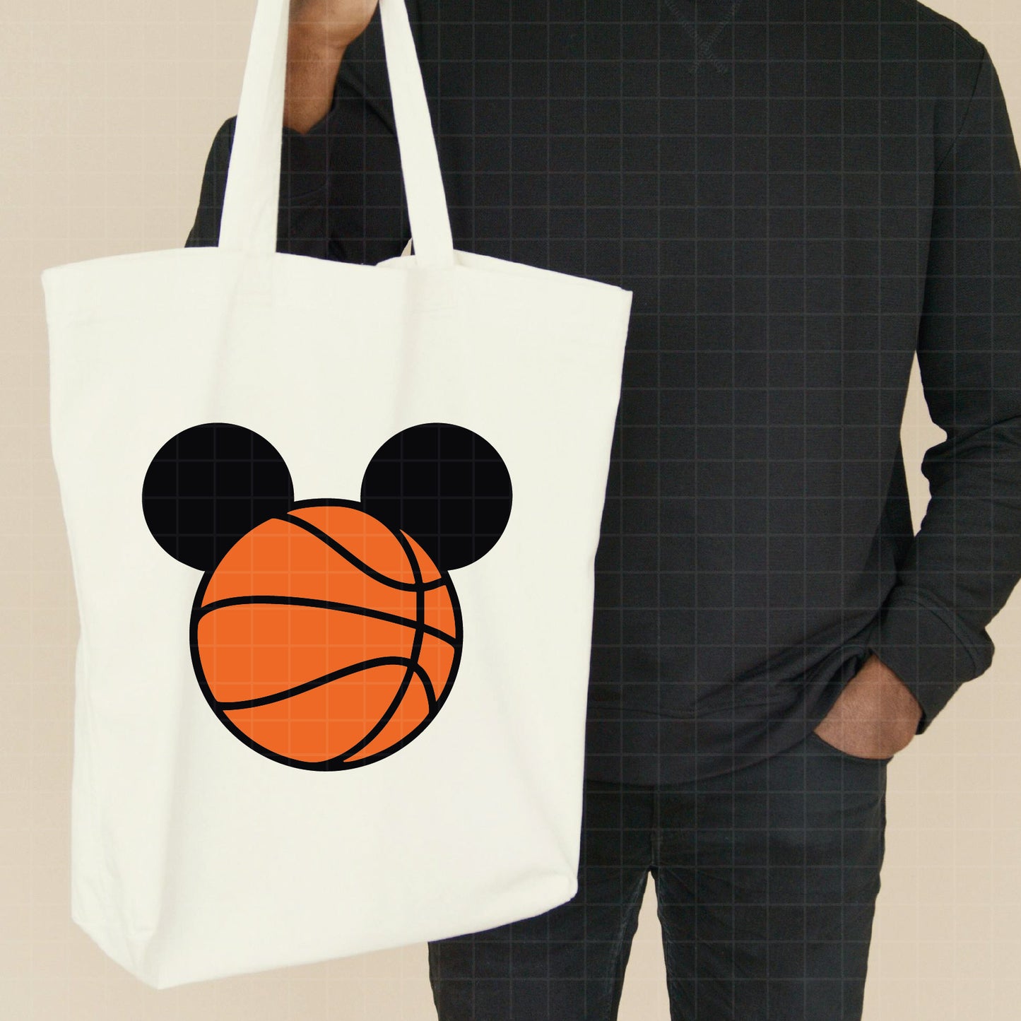 COD2968- Mickey Mouse Basquet Head Svg, Mickey svg, Disney svg