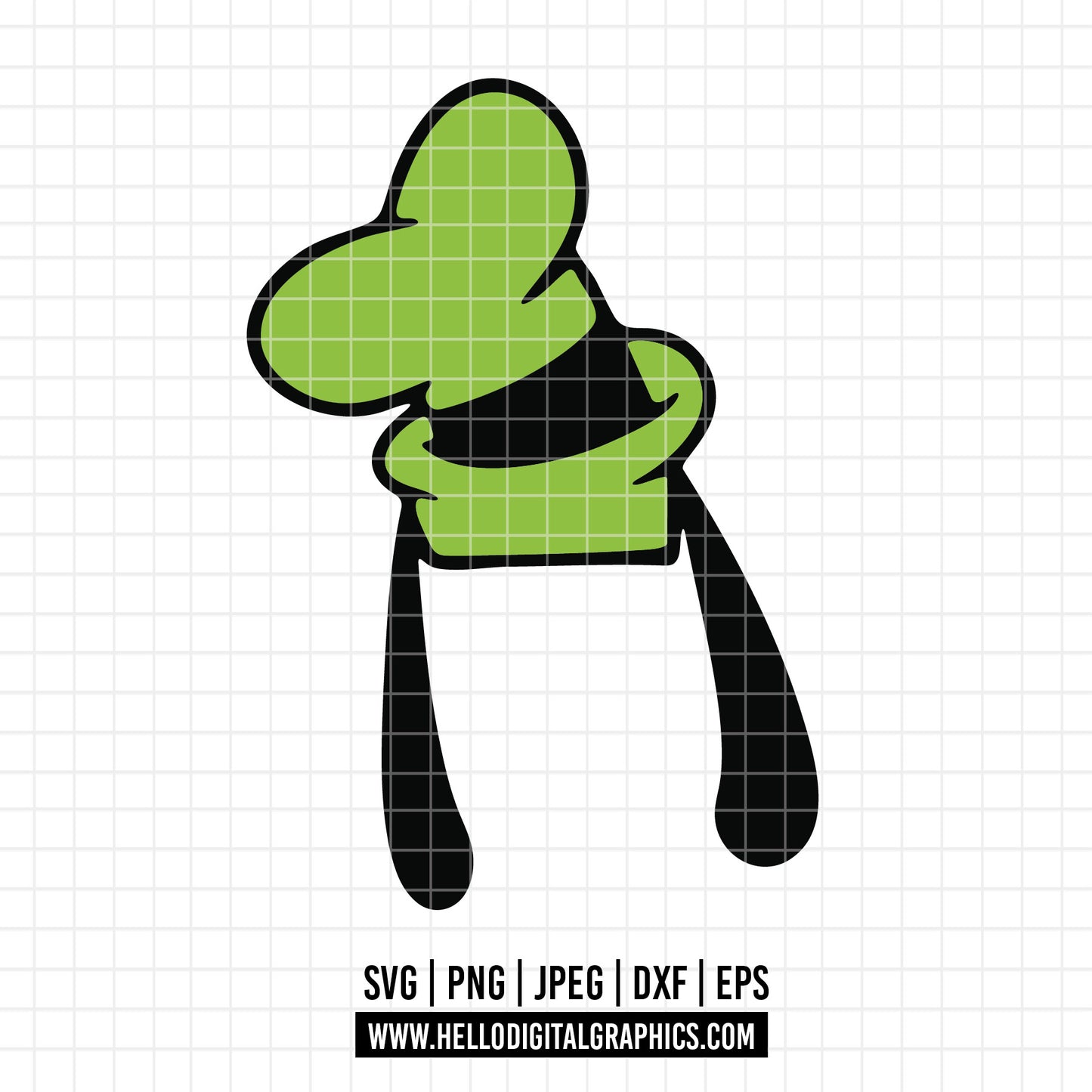 COD2969 - Goofy svg, Disney svg, mickey svg, minnie svg, Silhouette, Cricut