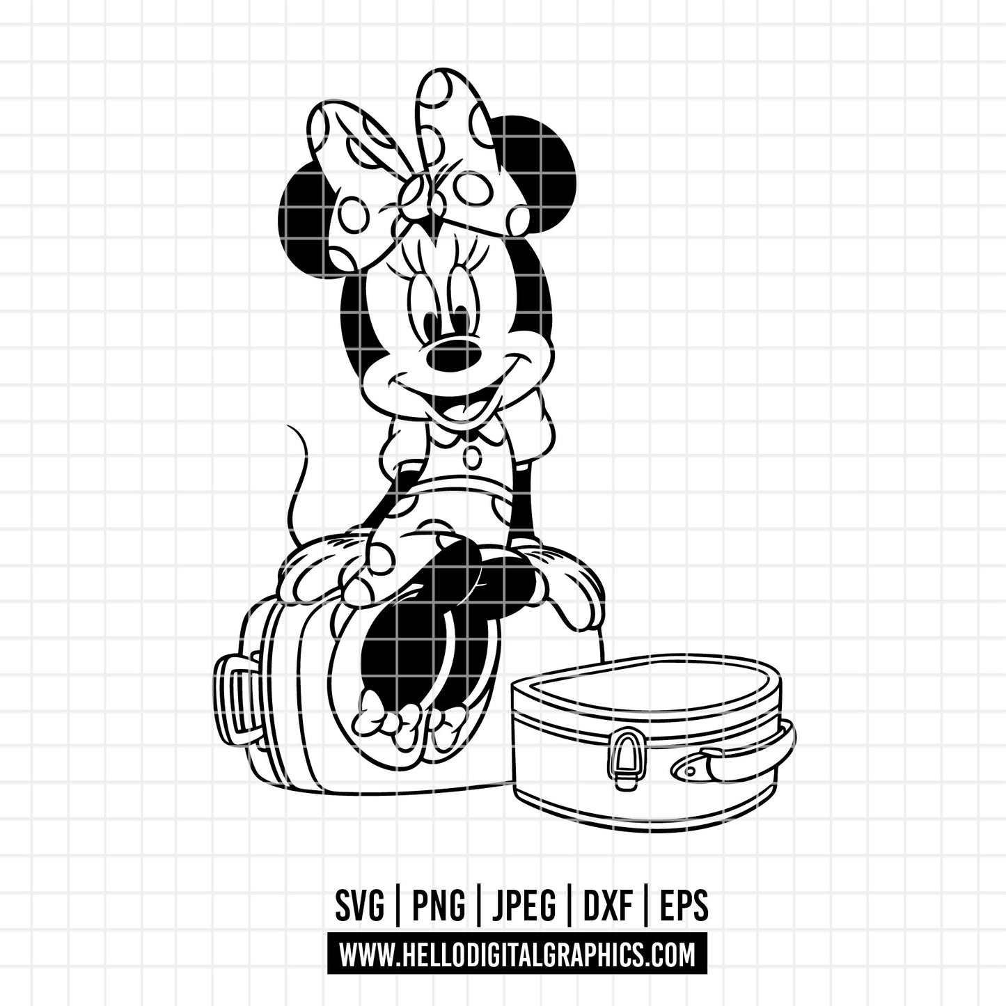 COD2988 - Minnie svg, Disney svg, disneyland t shirt svg, Disney svg