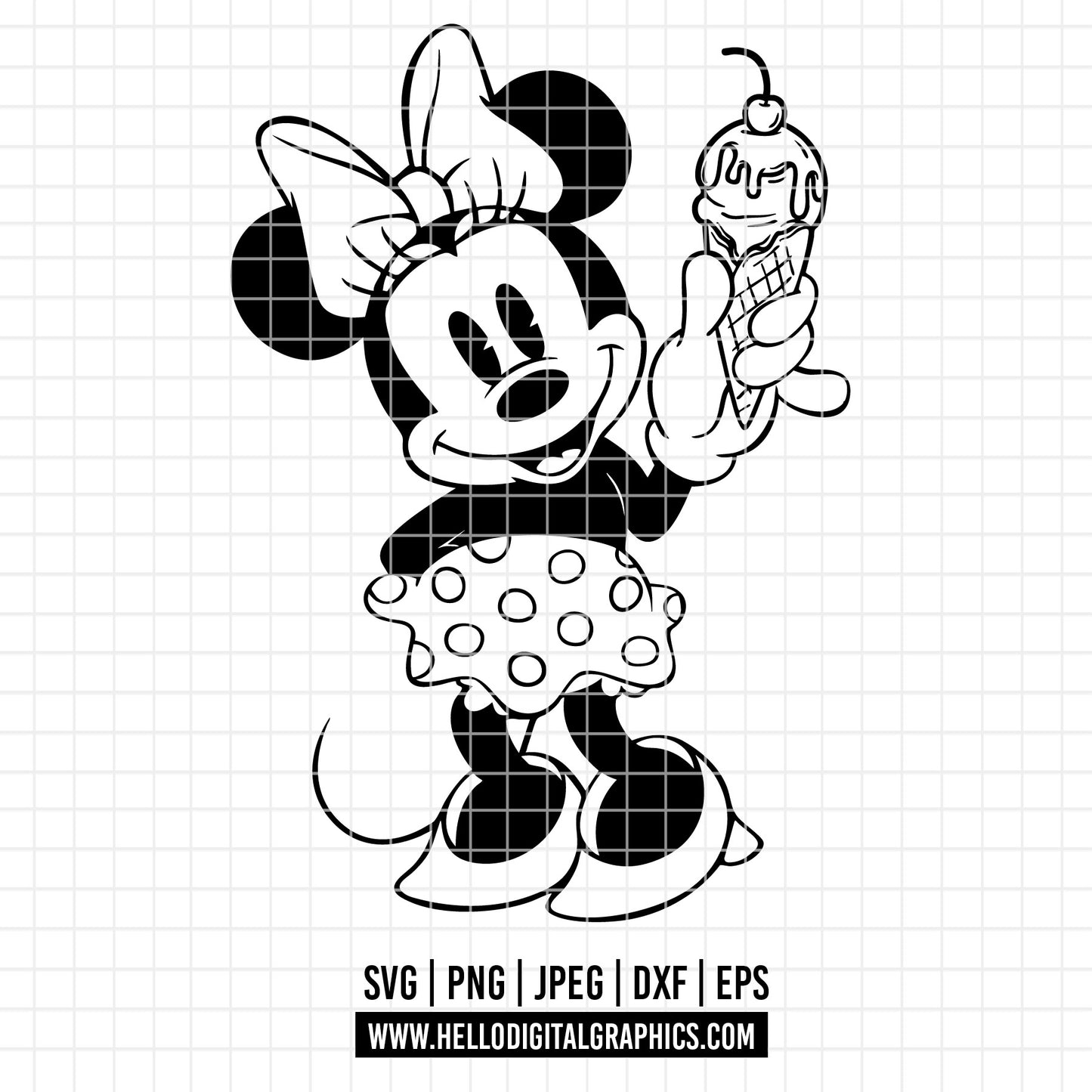 COD2989 - Minnie svg, Disney svg, disneyland t shirt svg, Disney svg