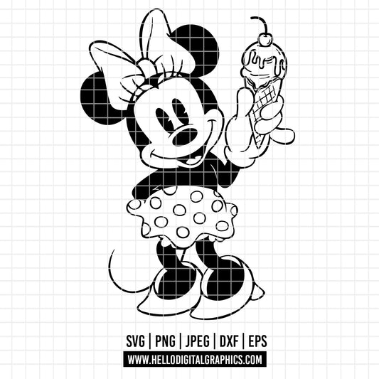 COD2989 - Minnie svg, Disney svg, disneyland t shirt svg, Disney svg