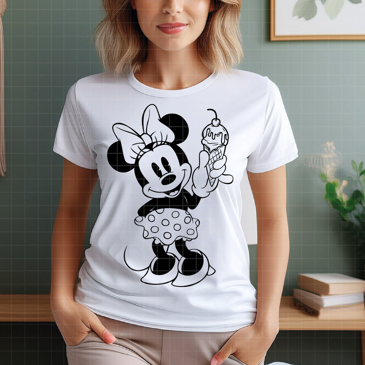 COD2989 - Minnie svg, Disney svg, disneyland t shirt svg, Disney svg