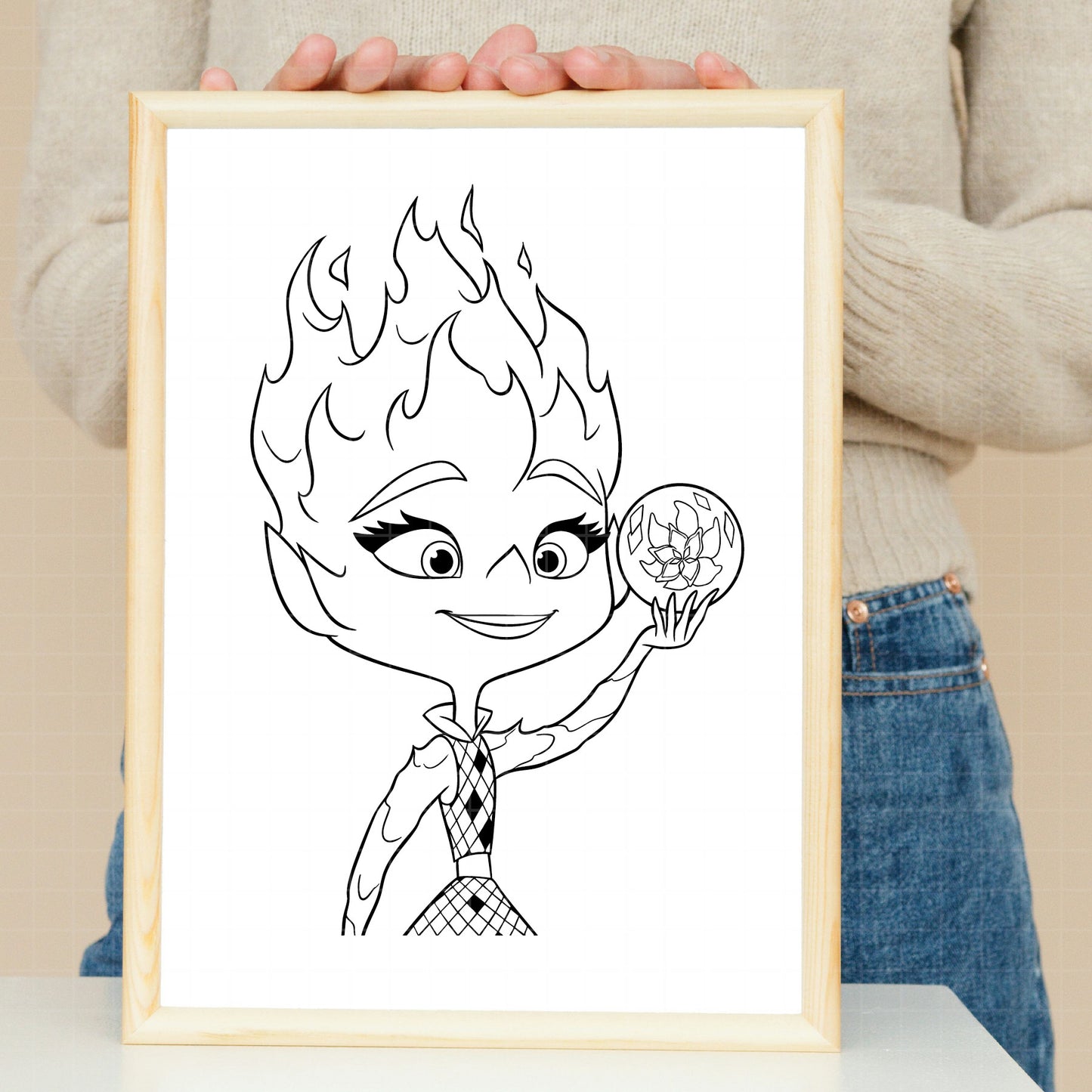 COD2997 - Elemental svg, Elemental PNG, Elemental Digital, disney svg, Silhouette, Cricut