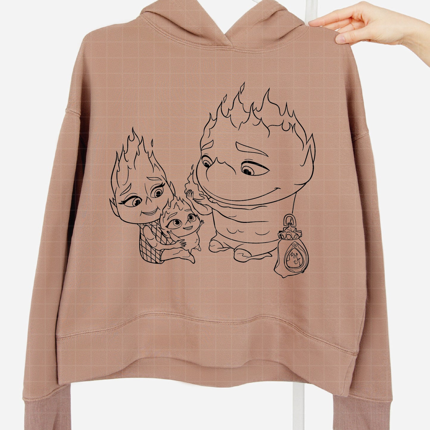 COD2998 - Elemental svg, Elemental PNG, Elemental Digital, disney svg, Silhouette, Cricut