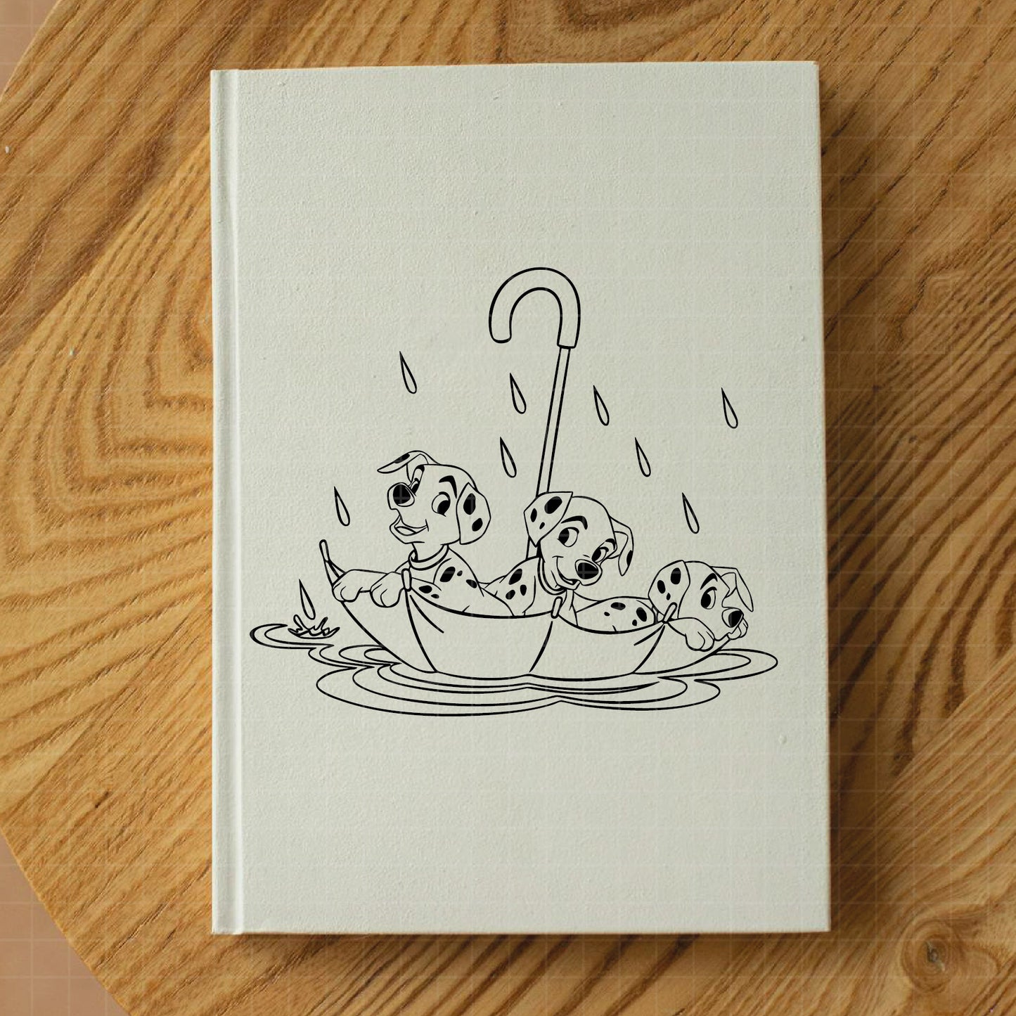 COD3000 - Dalmatian svg, dog svg, 101 dalmatian cut file, puppy outline svg, disney svg