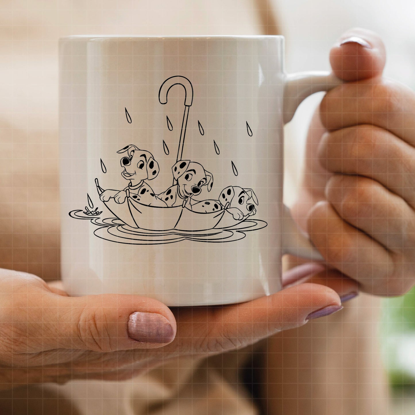 COD3000 - Dalmatian svg, dog svg, 101 dalmatian cut file, puppy outline svg, disney svg