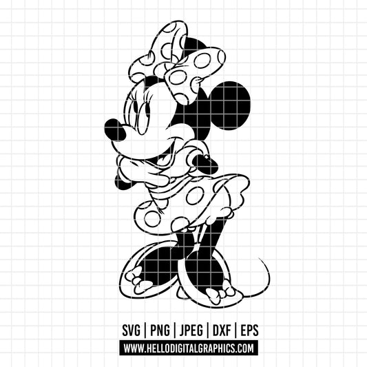 COD3003 - Minnie svg, Disney svg, disneyland t shirt svg, Disney svg