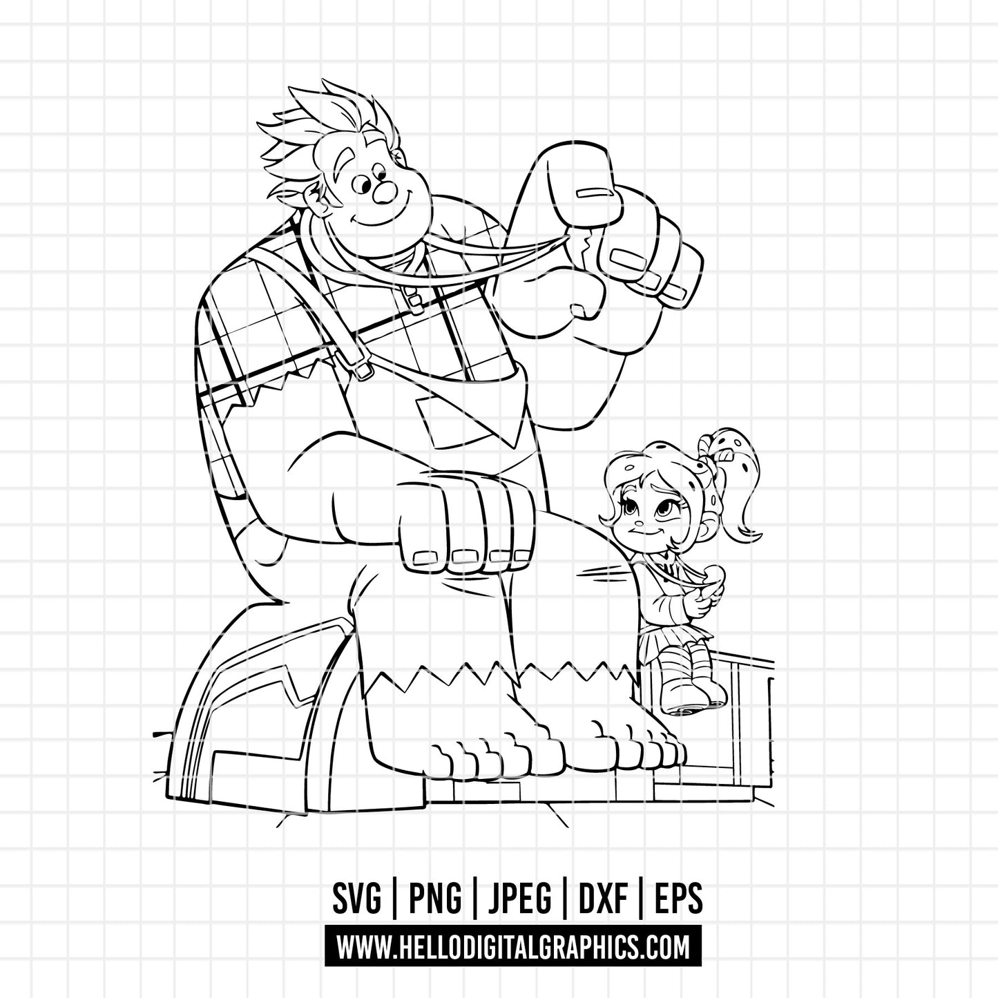 COD3006 - Vanellope von schweetz svg, Wreck it Ralph PNG, Wreck it Ralph SVG, Wreck it Ralph Clipart