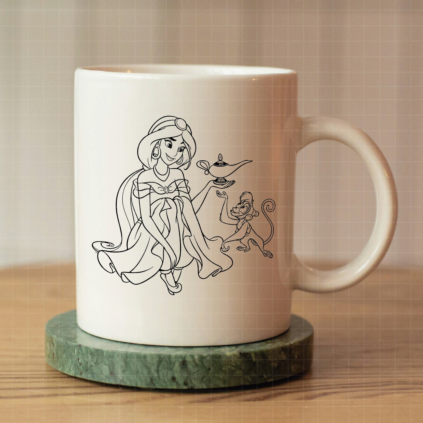 COD3007 - Jasmine Svg, Princess Svg, Indian Princess svg, Arabian Princess SVG, Aladdin svg, Princess svg, silhouette svg, disney svg