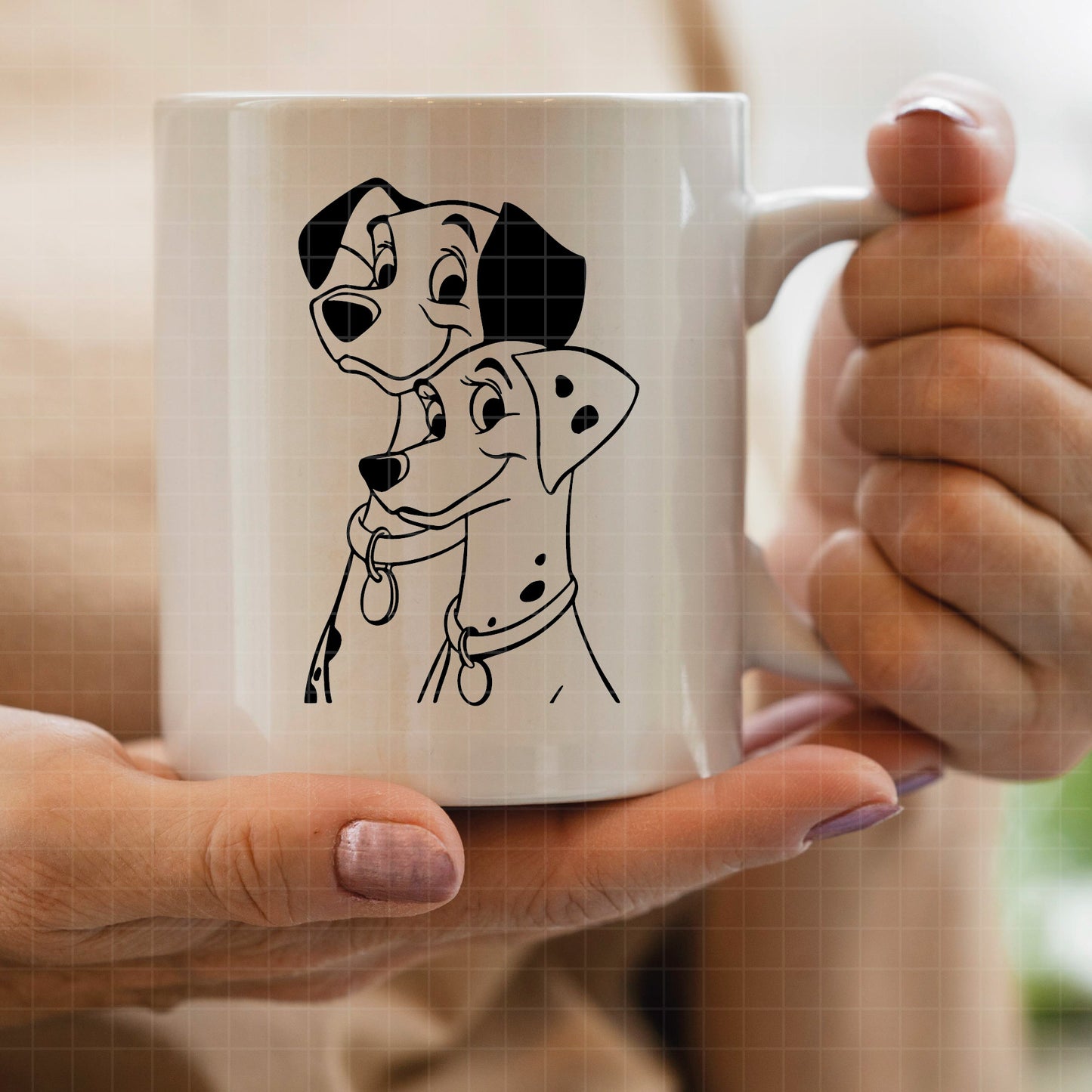 COD3009 - Dalmatian svg, dog svg, dalmatian cut file, puppy outline svg, disney svg