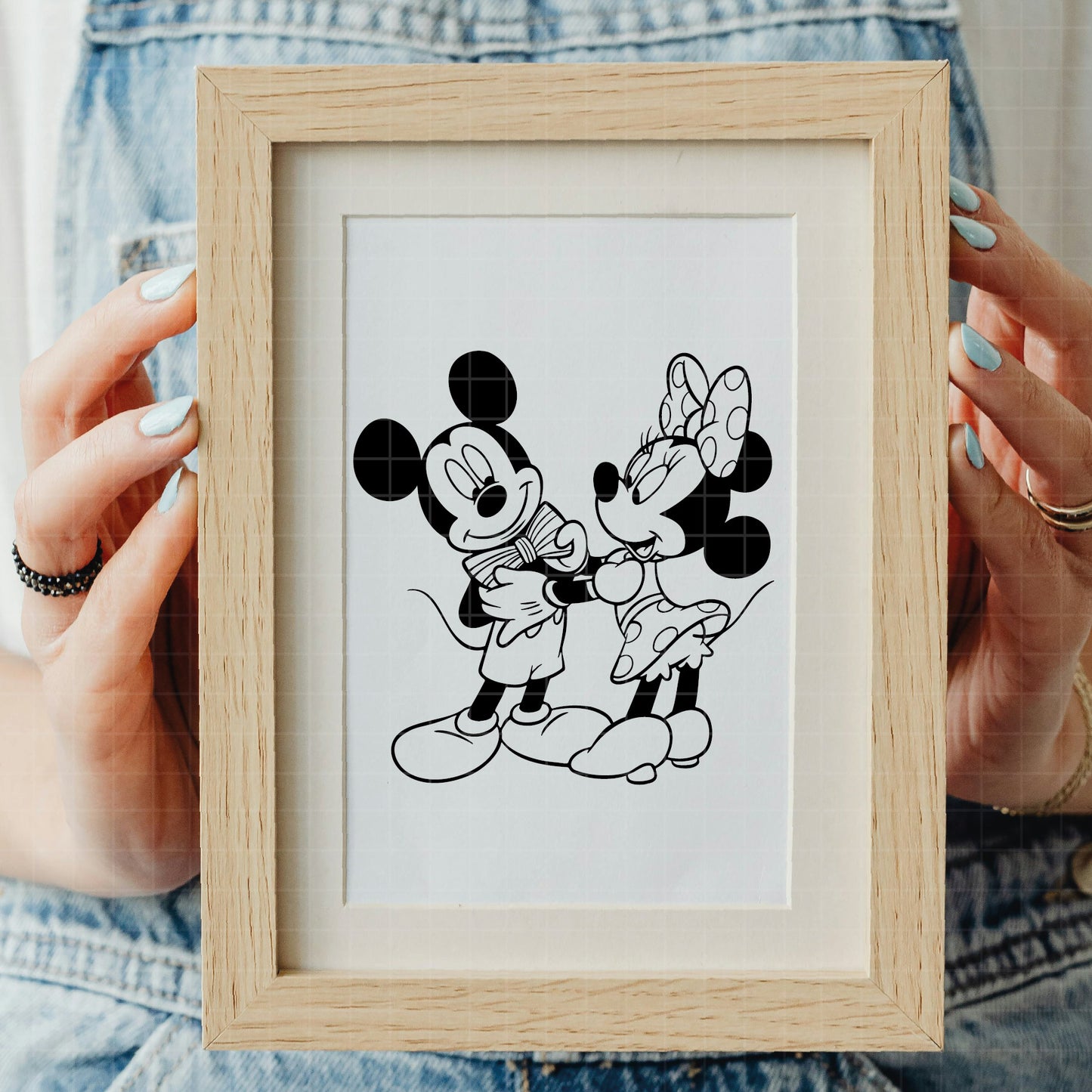 COD3011 - Mickey and minnie svg, Disney svg, mickey svg, minnie svg, Silhouette, Cricut