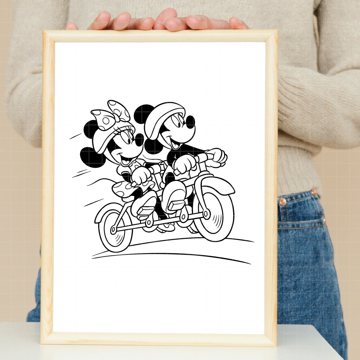 COD3012 - Mickey and minnie svg, Disney svg, mickey svg, minnie svg, Silhouette, Cricut