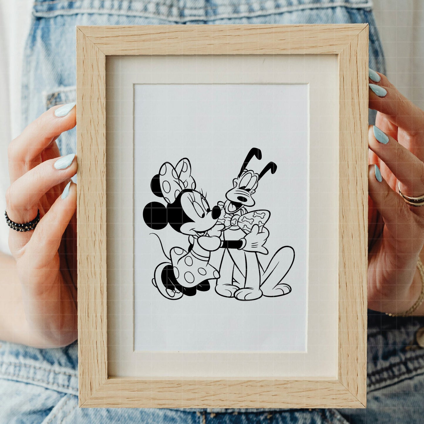 COD3014 - Minnie and pluto svg, Disney svg, disneyland t shirt svg, Disney svg