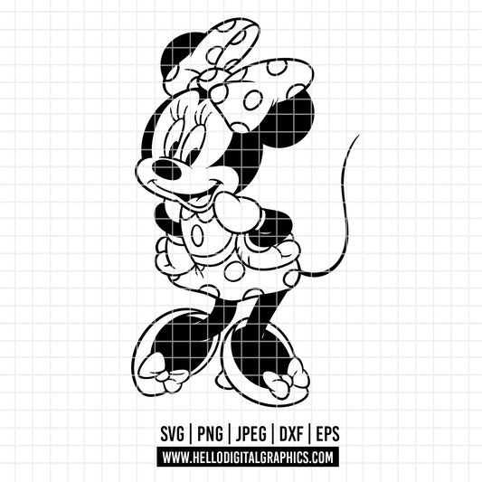 COD3015 - Minnie svg, Disney svg, disneyland t shirt svg, Disney svg