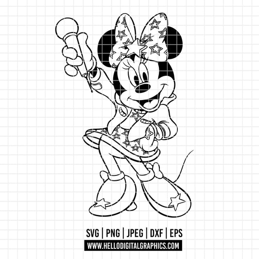 COD3016 - Minnie svg, Disney svg, disneyland t shirt svg, Disney svg