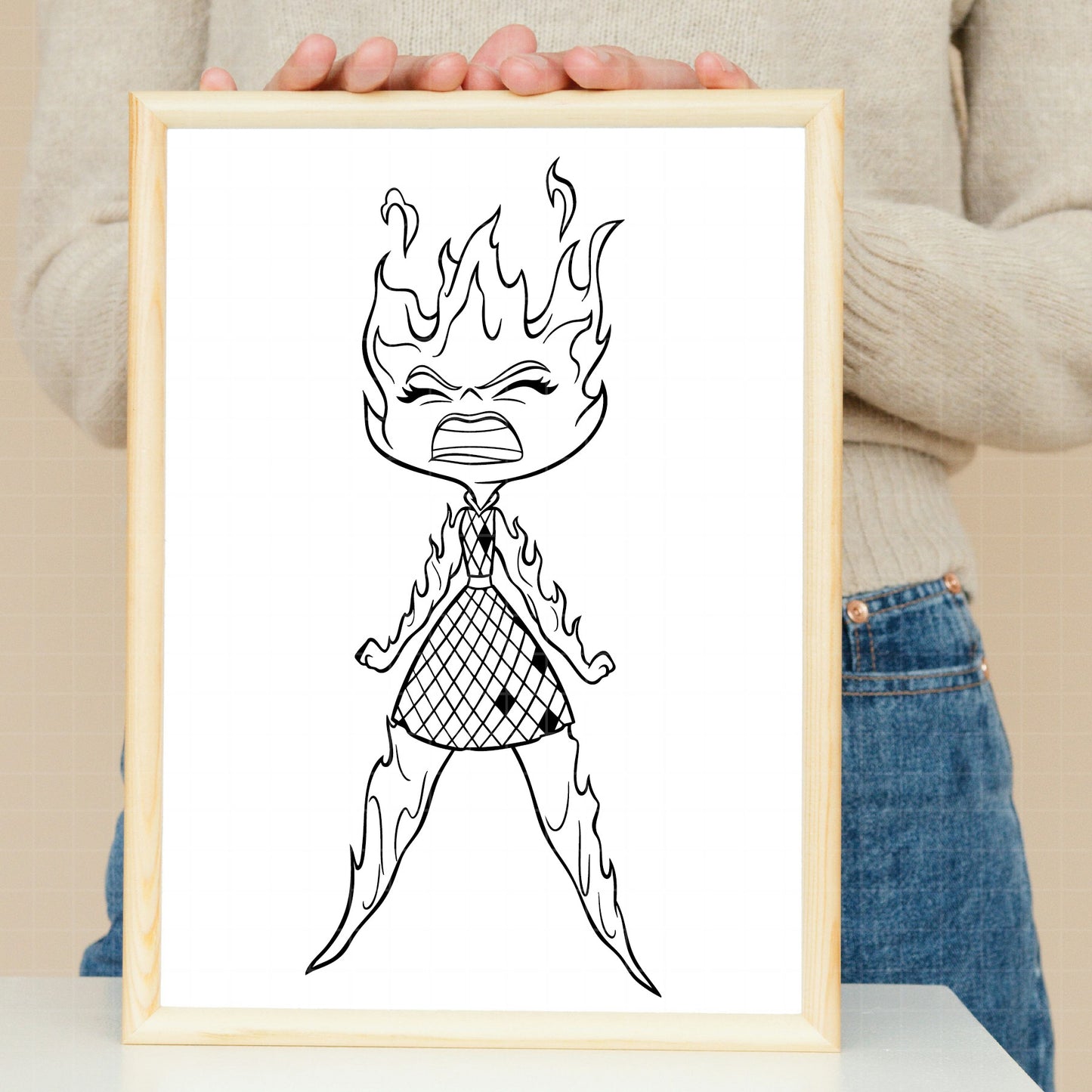 COD3017 - Elemental svg, Elemental PNG, Elemental Digital, disney svg, Silhouette, Cricut