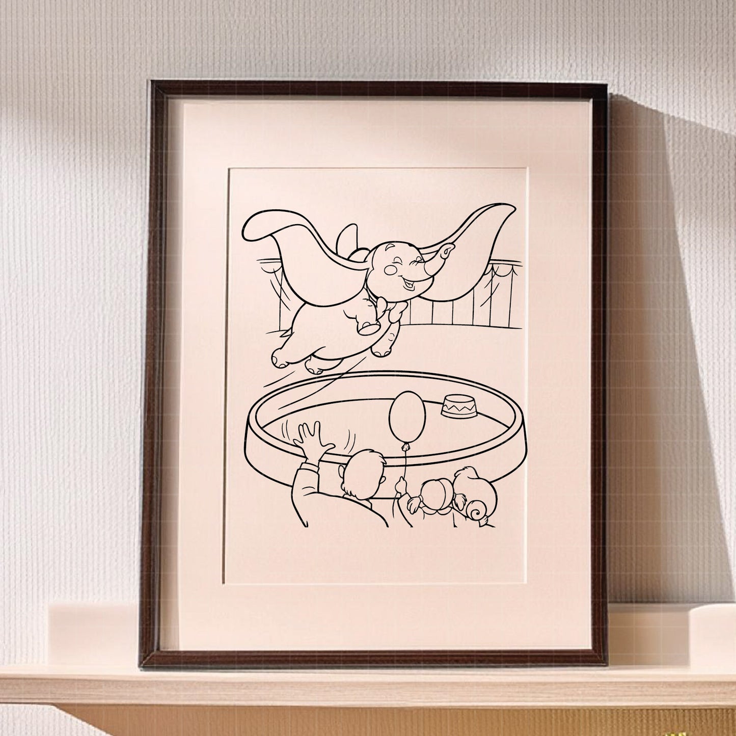 COD3018 - Dumbo svg, Digital Download, Instant Download, svg, dxf, eps & png files