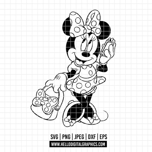 COD3021 - Minnie svg, Disney svg, disneyland t shirt svg, Disney svg