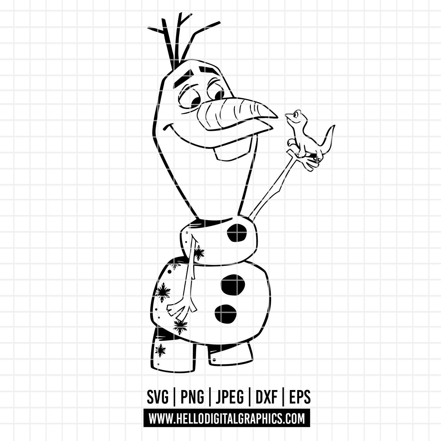 COD3024 - Best day ever svg, frozen svg, outline svg, cricut silhouette, Disney svg, Olaf svg