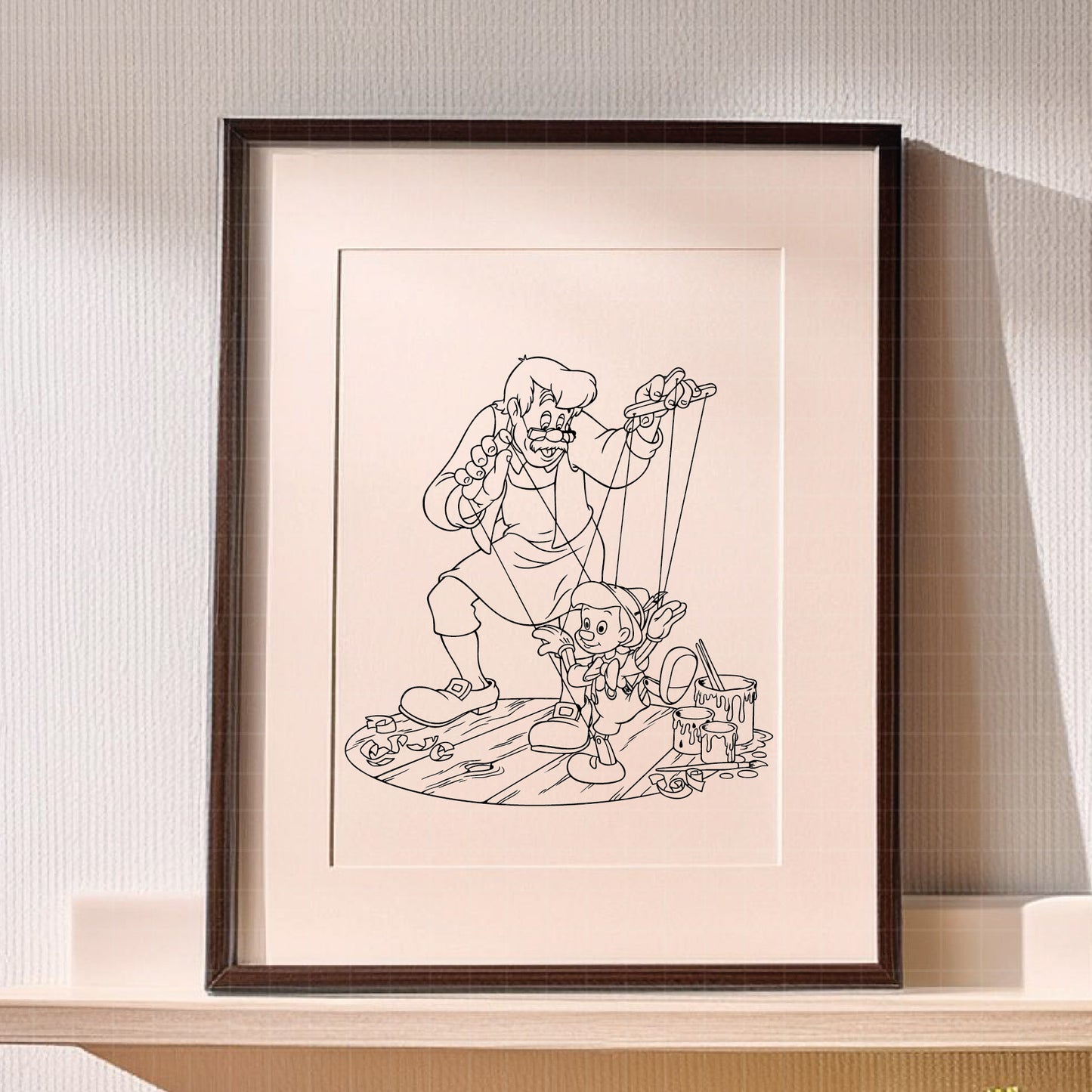 COD3027 - Pinocchio SVG, Pinocchio Outline PNG SVG, Pinocchio Lover Svg Mouse ears png, Family Vacation Svg