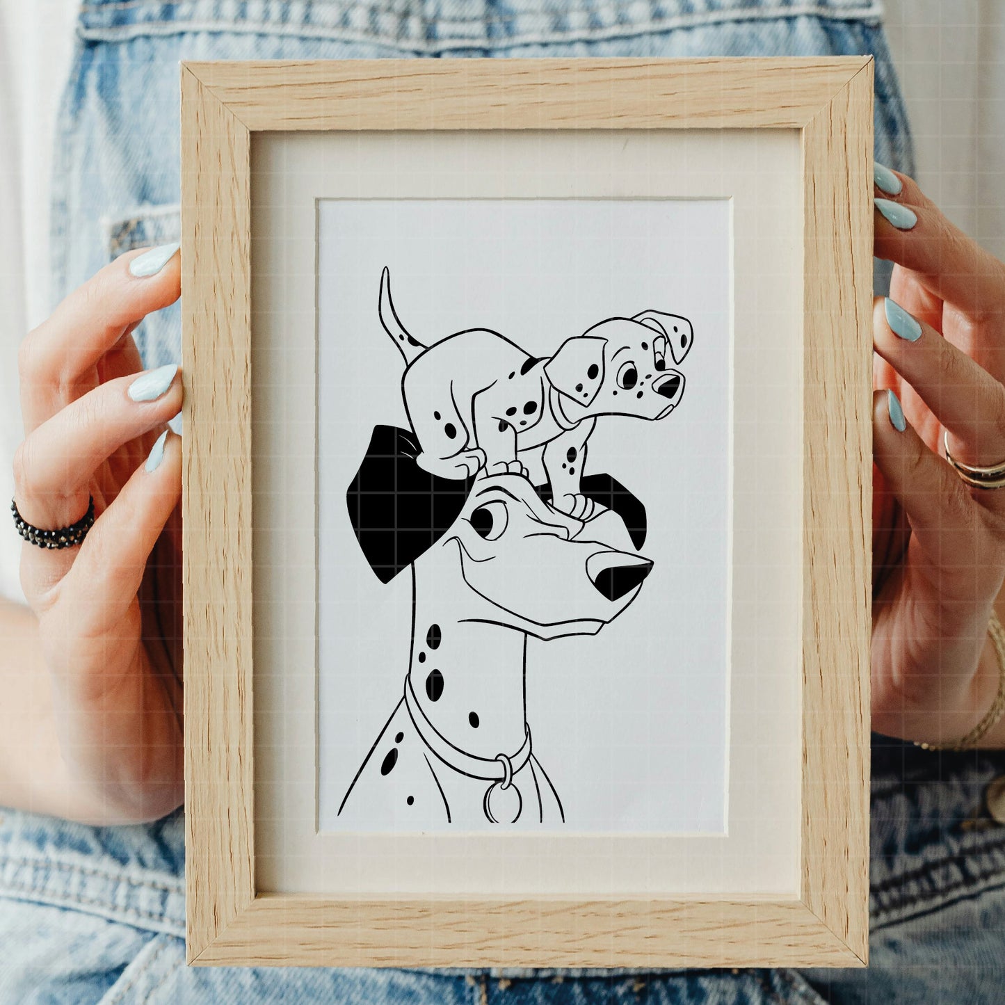 COD3028 - Dalmatian svg, dog svg, dalmatian cut file, puppy outline svg, disney svg