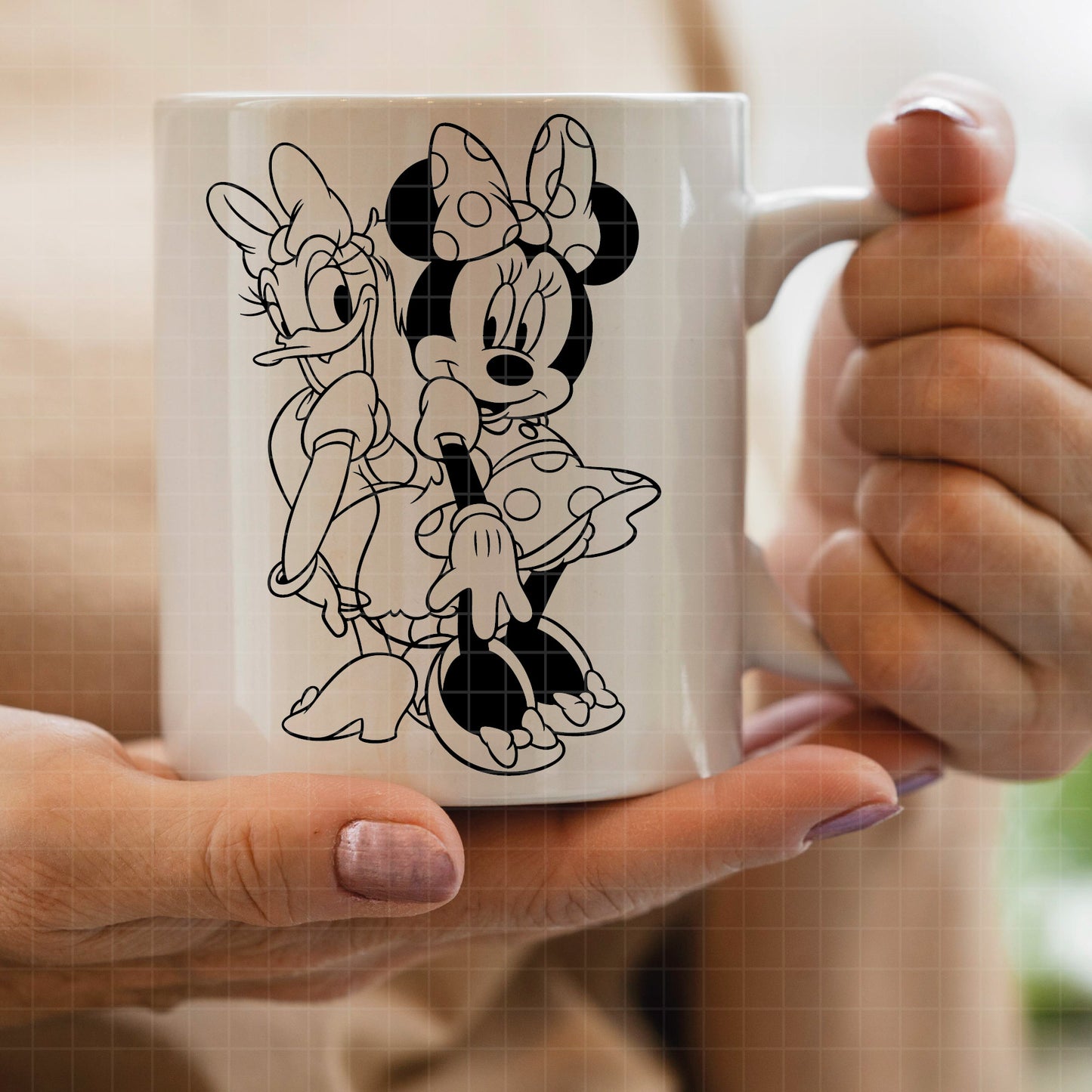 COD3029 - Besties svg, Minnie and daisy svg, Disney svg, disneyland t shirt svg, Disney svg, Minnie mermaid svg