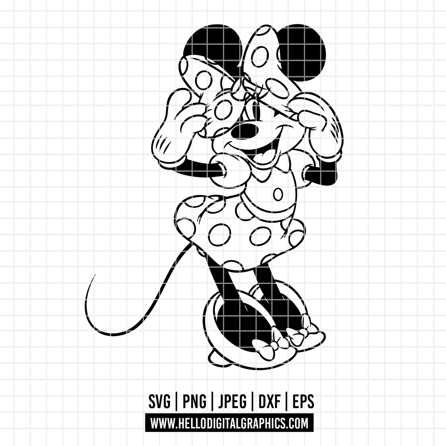COD3030 - Minnie svg, Disney svg, disneyland t shirt svg, Disney svg