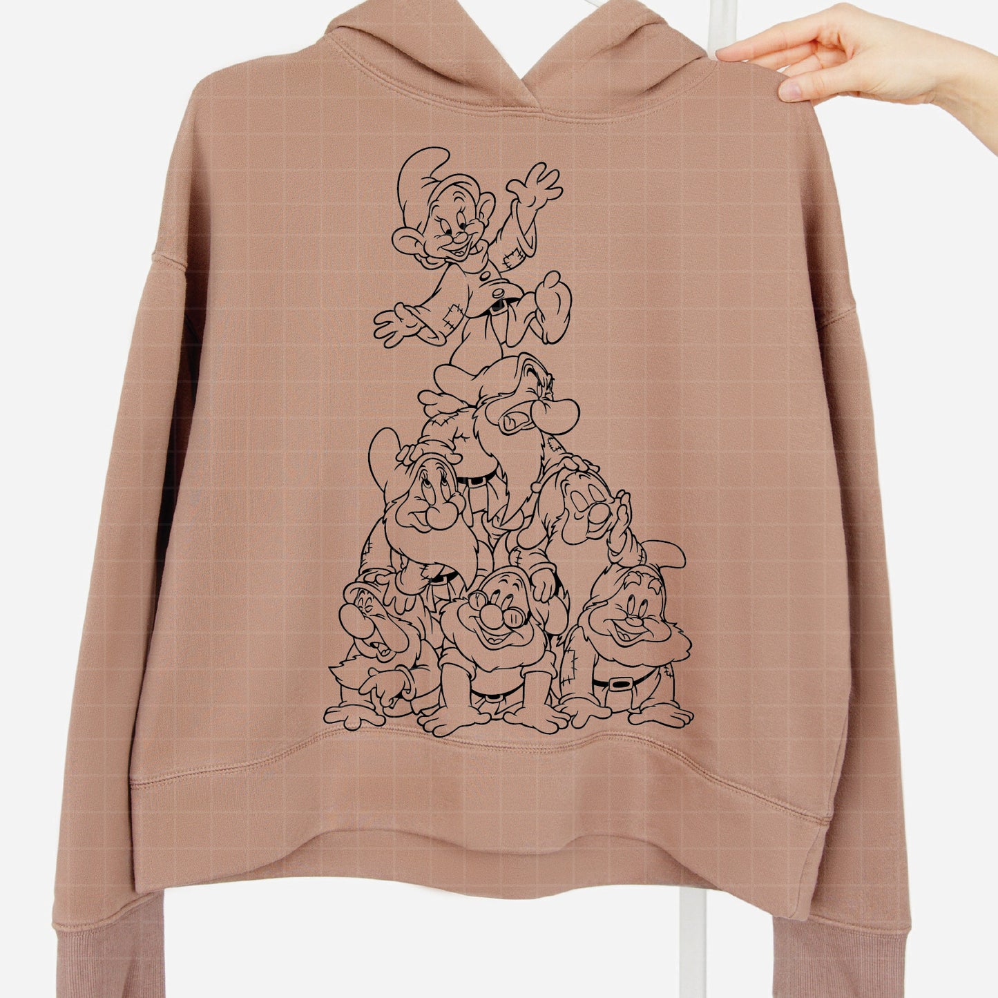 COD3033 -Snow White png, Princess png, Snow White and the Seven Dwarfs png, outline png, disney png