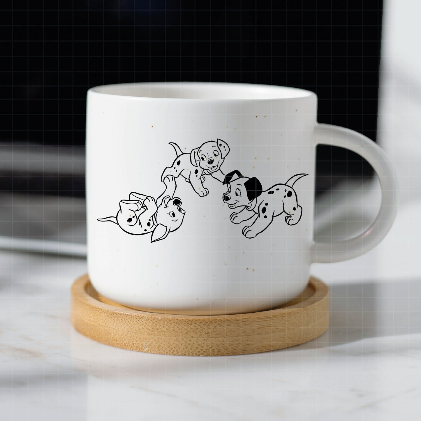 COD3034 - Dalmatian svg, dog svg, dalmatian cut file, puppy outline svg, disney svg