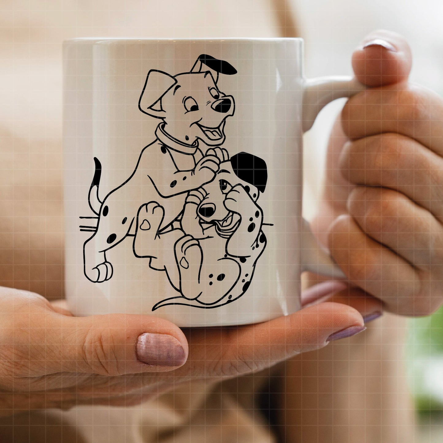 COD3035 - Dalmatian svg, dog svg, dalmatian cut file, puppy outline svg, disney svg