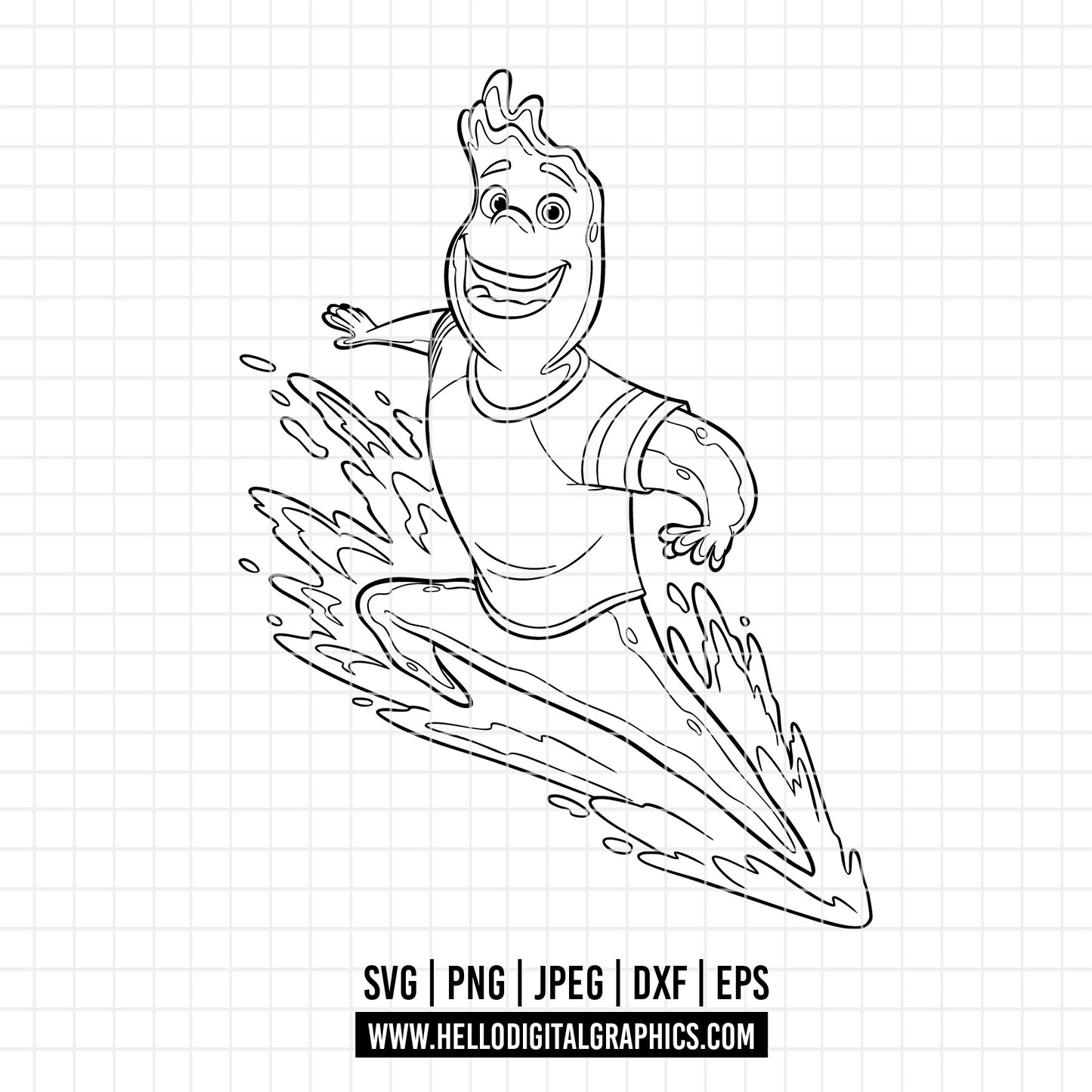 COD3036 - Elemental svg, Elemental PNG, Elemental Digital, disney svg, Silhouette, Cricut