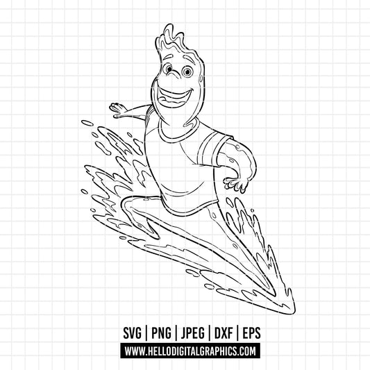 COD3036 - Elemental svg, Elemental PNG, Elemental Digital, disney svg, Silhouette, Cricut