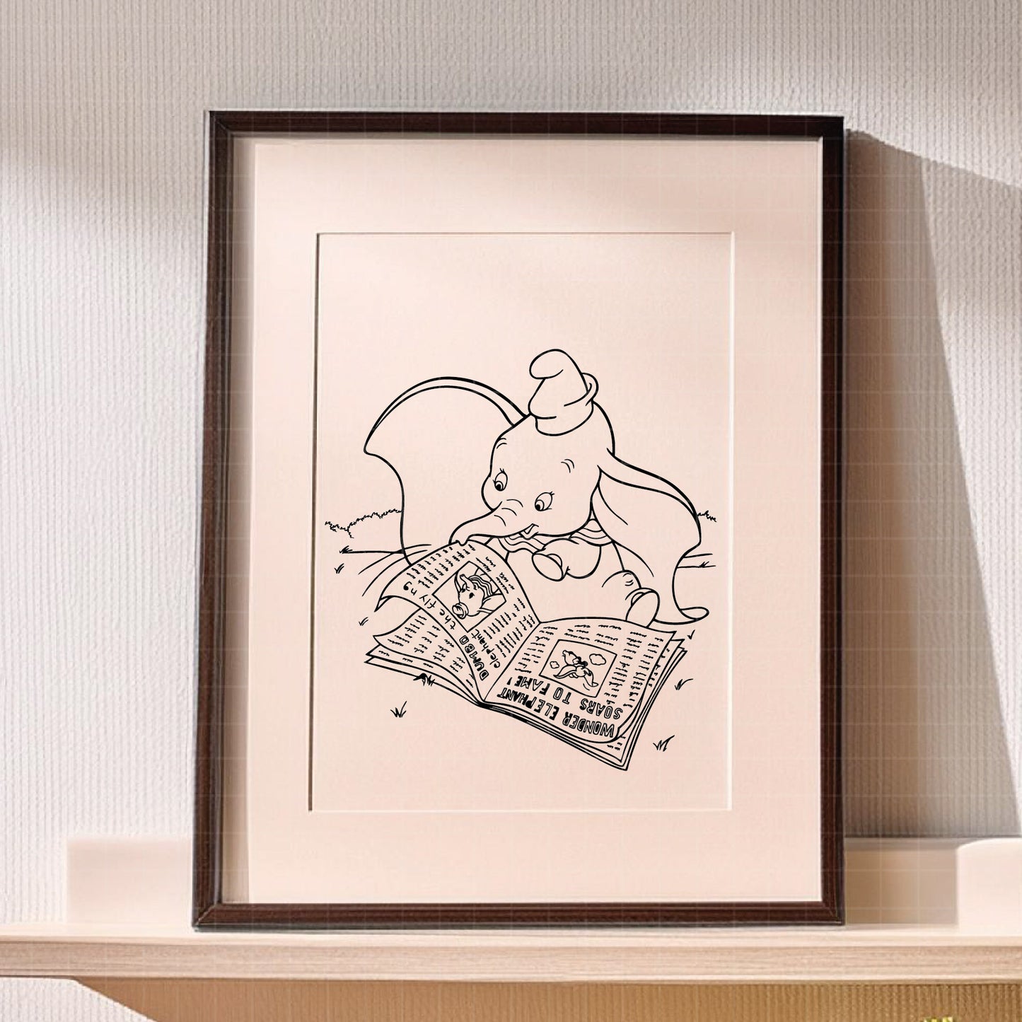 COD3048 - Dumbo svg, Digital Download, Instant Download, svg, dxf, eps & png files