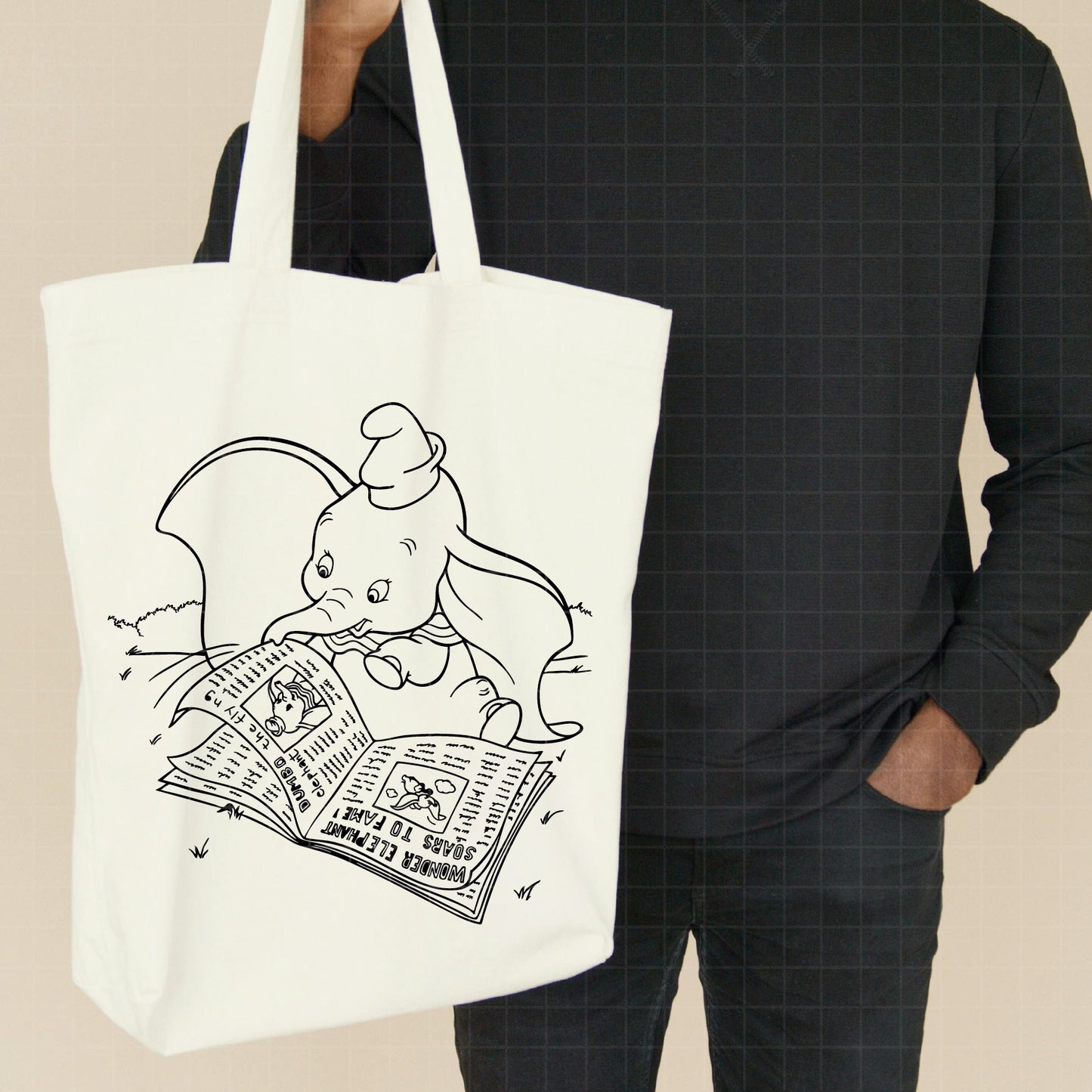 COD3048 - Dumbo svg, Digital Download, Instant Download, svg, dxf, eps & png files