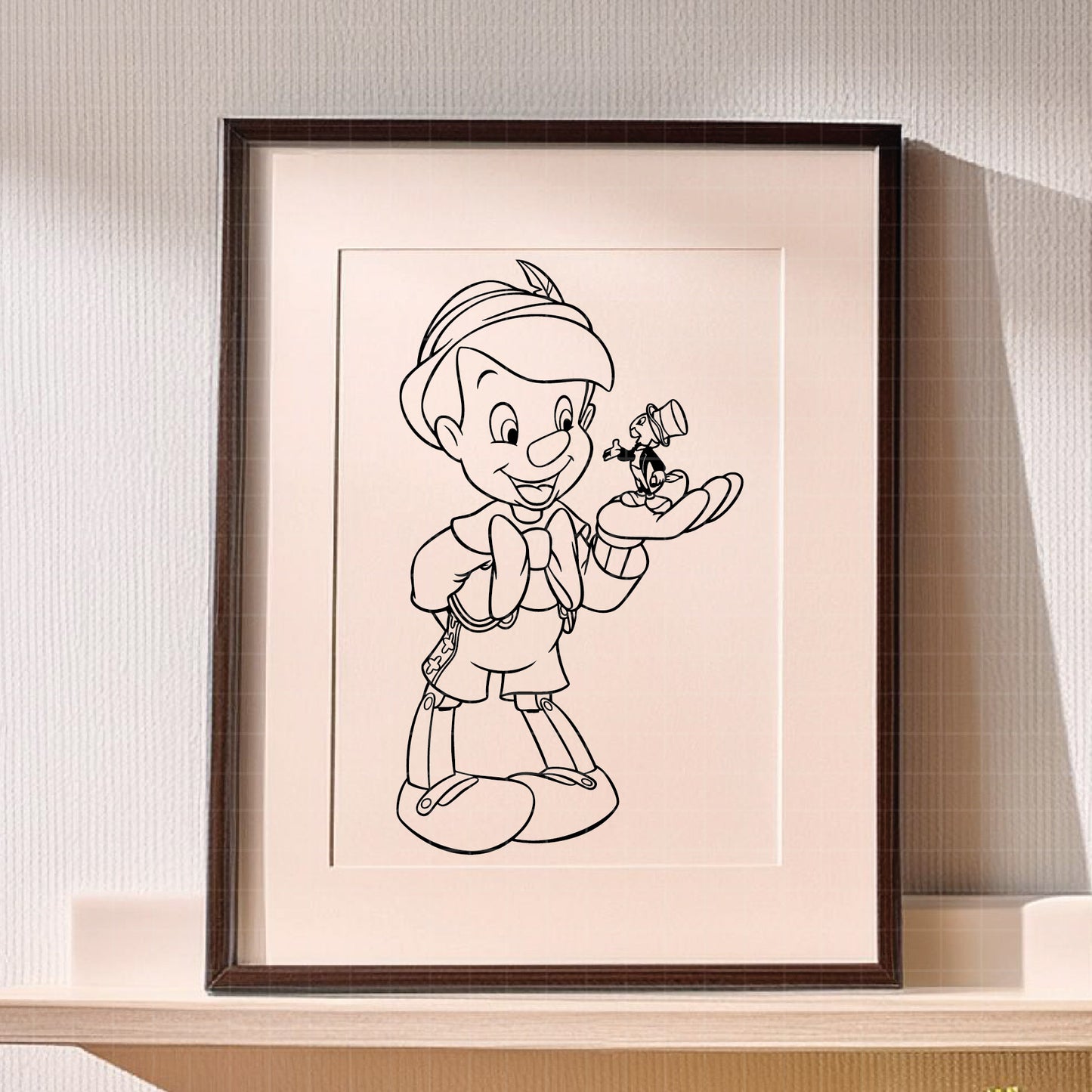 COD3051 - Pinocchio SVG, Pinocchio Outline PNG SVG, Pinocchio Lover Svg Mouse ears png, Family Vacation Svg