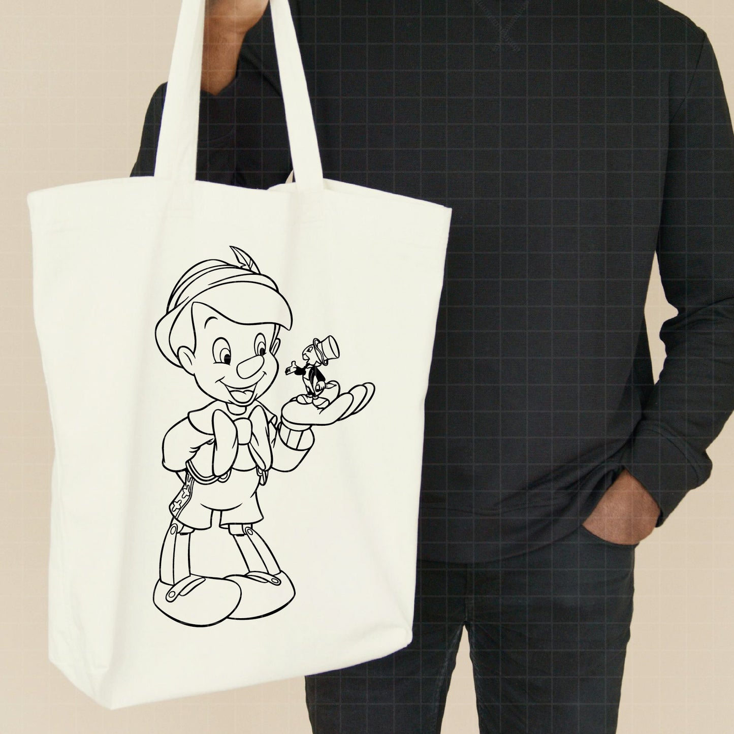 COD3051 - Pinocchio SVG, Pinocchio Outline PNG SVG, Pinocchio Lover Svg Mouse ears png, Family Vacation Svg