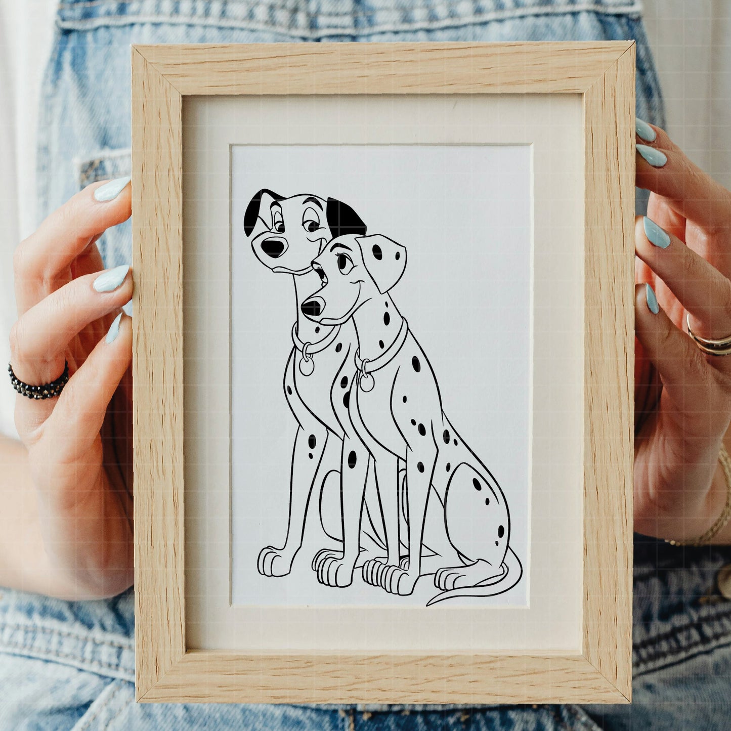 COD3052 - Dalmatian svg, dog svg, dalmatian cut file, puppy outline svg, disney svg