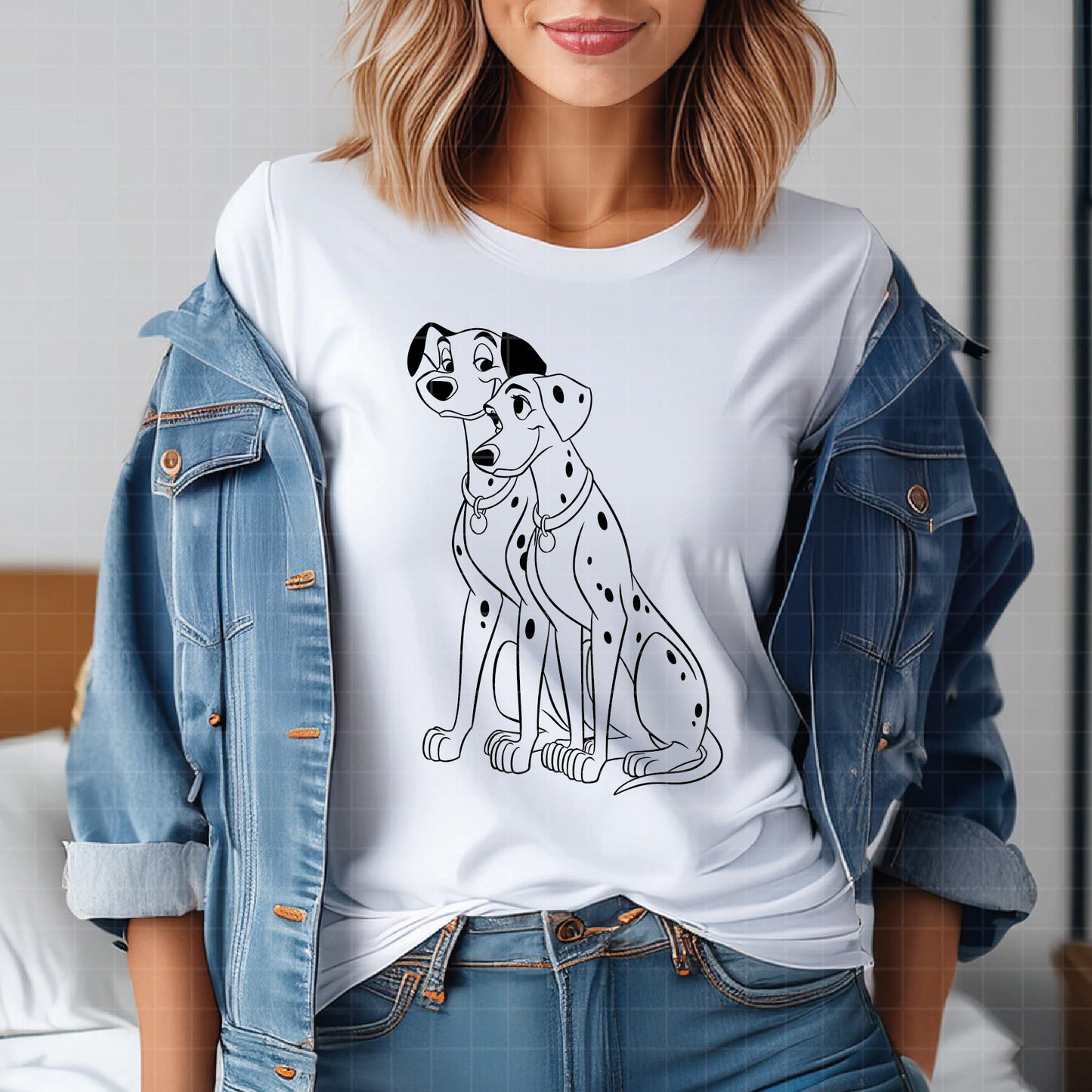 COD3052 - Dalmatian svg, dog svg, dalmatian cut file, puppy outline svg, disney svg