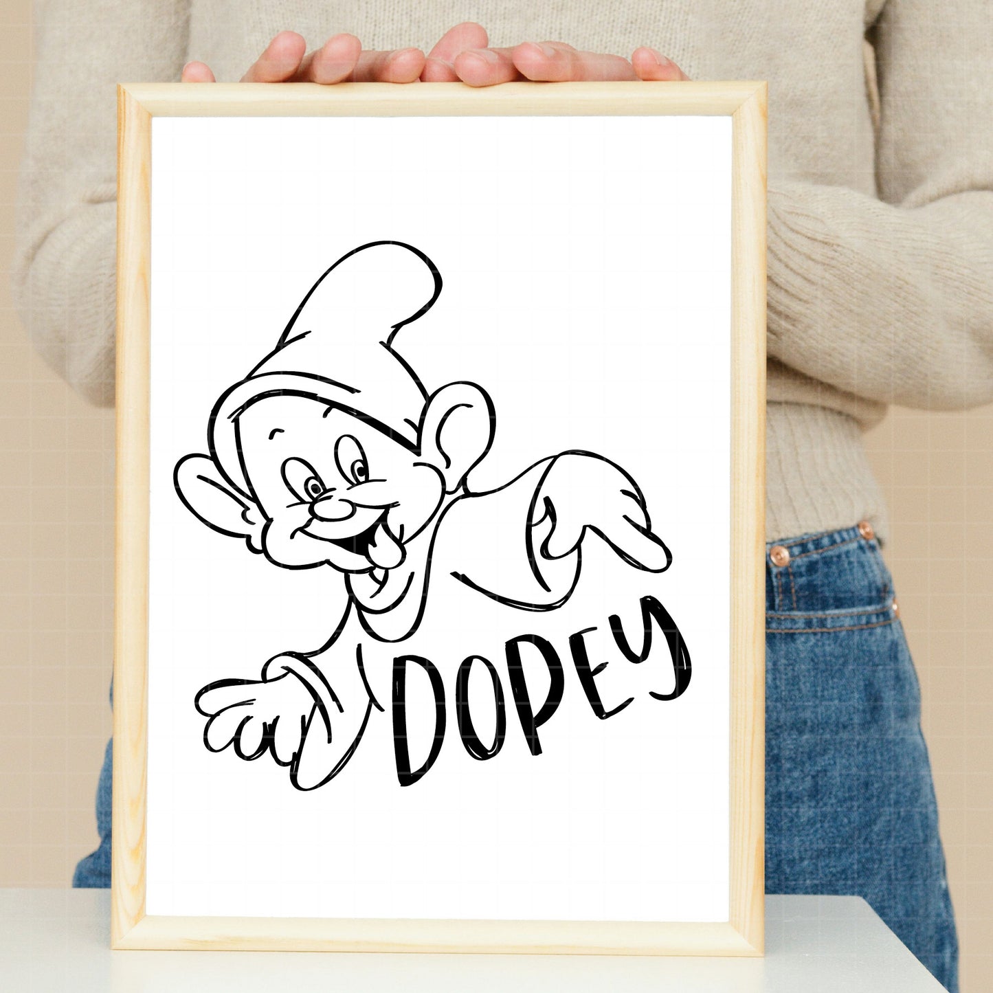 COD3065 -Snow White png, Princess png, Snow White and the Seven Dwarfs png, outline png, disney png