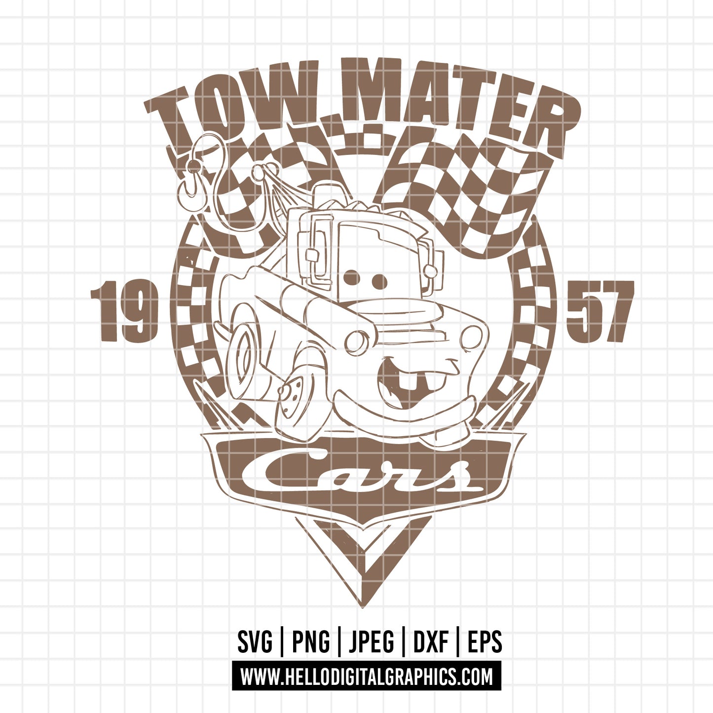 COD3066 - Cars Png, Ka Chow Svg, Lightning McQueen Png, Think Fast Cars Png, Png Cars Sublimation Design, tow matter svg