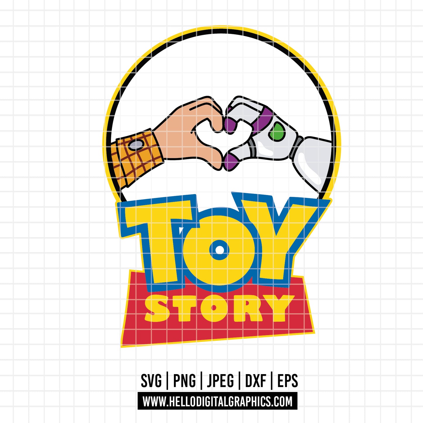 COD3069 - Toy Story PNG, Toy Story Clipart, Toy Story SVG, Buzz Lightyear Woody