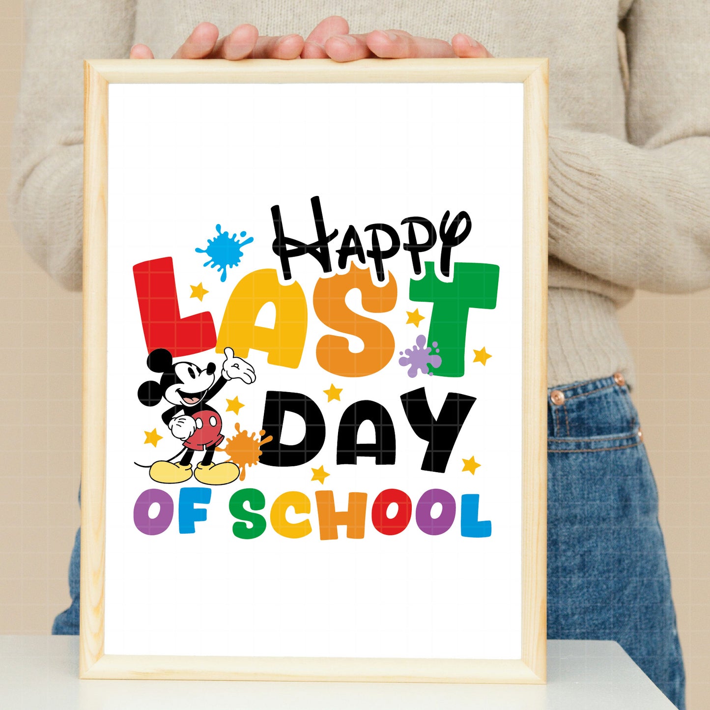 COD3074- Happy last day of school svg, mickey school svg,  Best teacher ever svg,  school heart svg, Graduation Cap SVG
