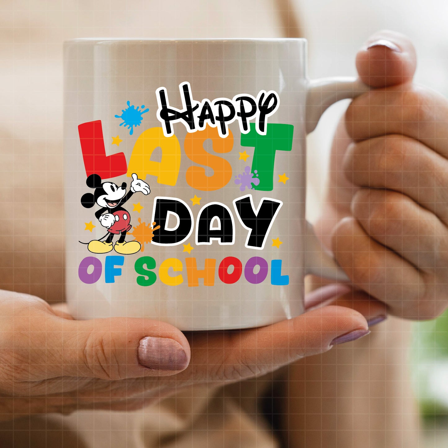 COD3074- Happy last day of school svg, mickey school svg,  Best teacher ever svg,  school heart svg, Graduation Cap SVG