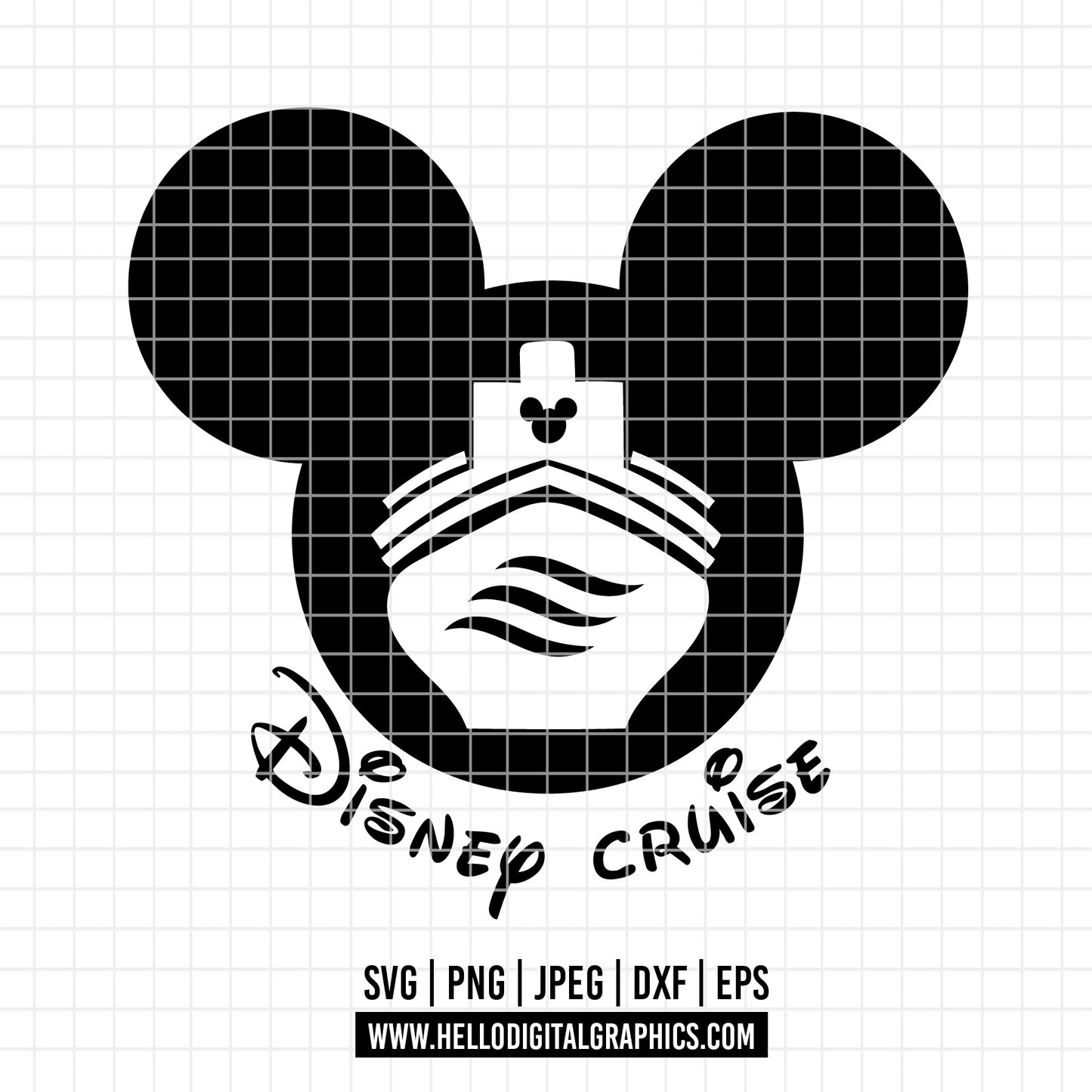 COD3077 - In my disney cruise era svg, Cruise SVG, Mickey Cruise PNG Clipart,  Cruise ship svg, Mouse Cruise Ship