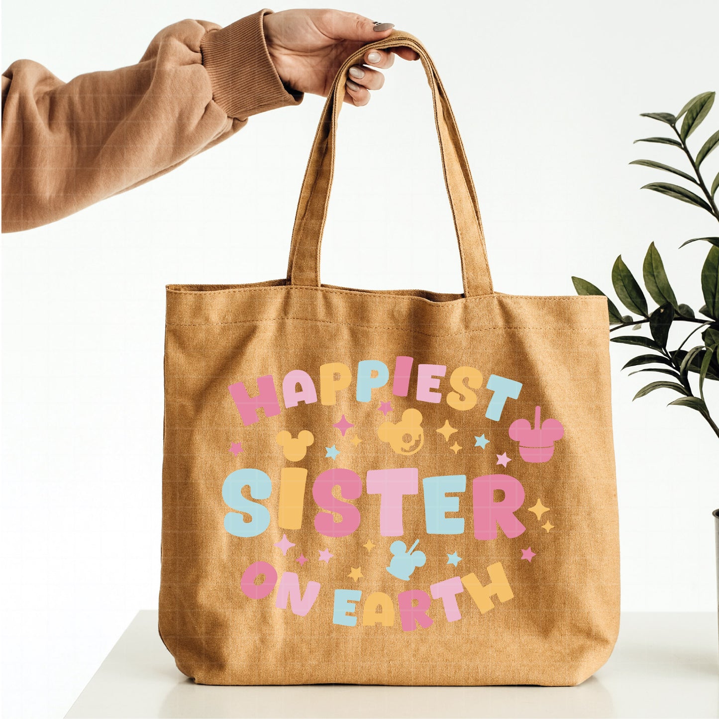 COD3080 - Happiest sister on earth svg, Happy Disney Park svg, Family Trip svg, Vacay Mode Svg, mickey svg, family svg