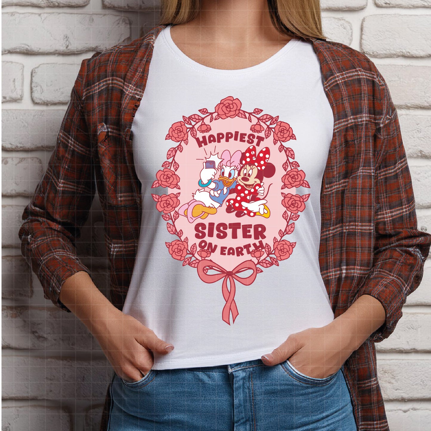 COD3083 - Happiest sister on earth svg, Happy Disney Park svg, Family Trip svg, Vacay Mode Svg, mickey svg, family svg